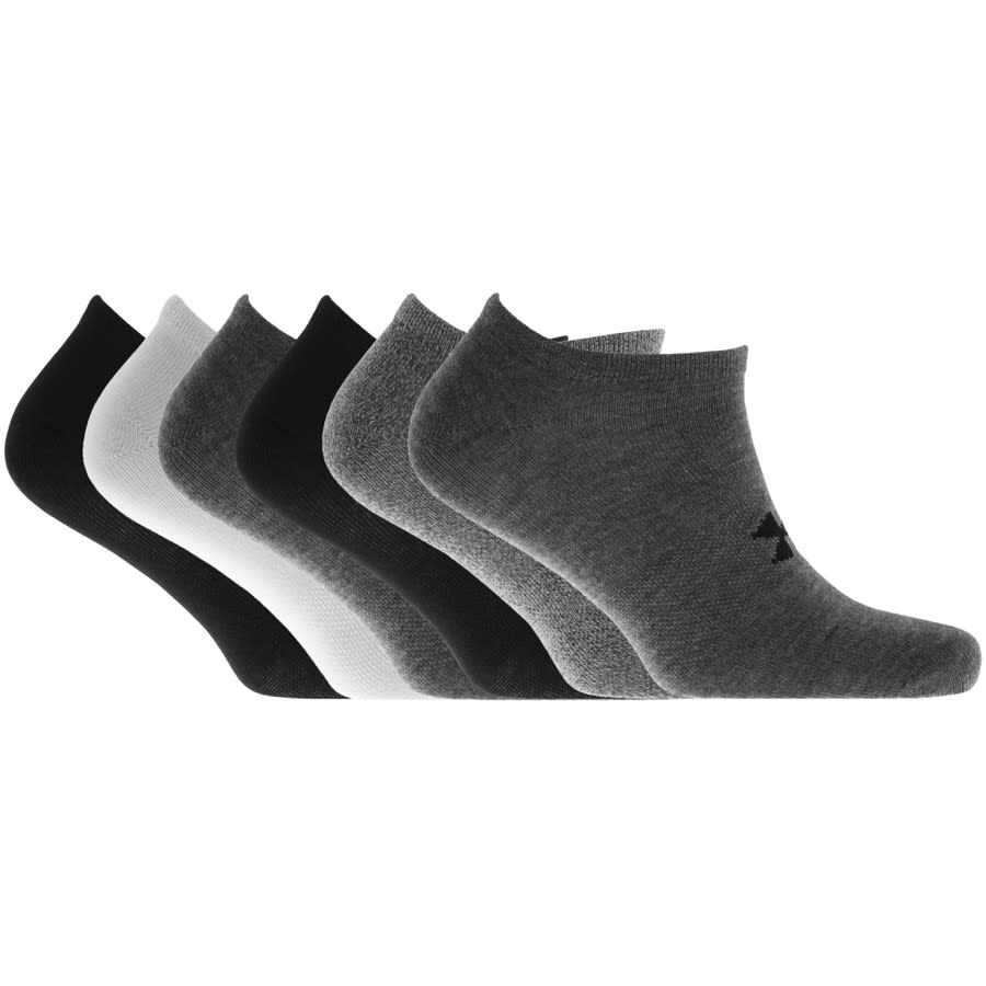 Alternative Image for ProductUnder Armour Six Pack Trainer Socks Grey1